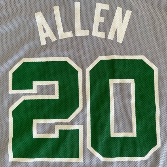 Majestic Men Boston Celtics Ray Allen 2010 NBA finals Jersey Sz Large Made In US - Picture 4 of 8